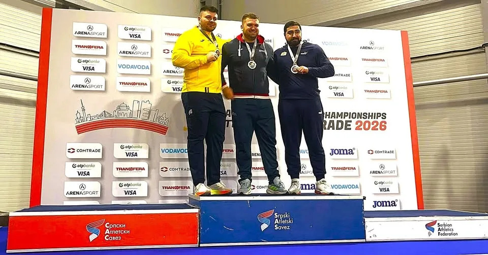 On February 21, the Balkan Athletics Indoor Championships Giorgi Mujaridze took third place and won a bronze medal